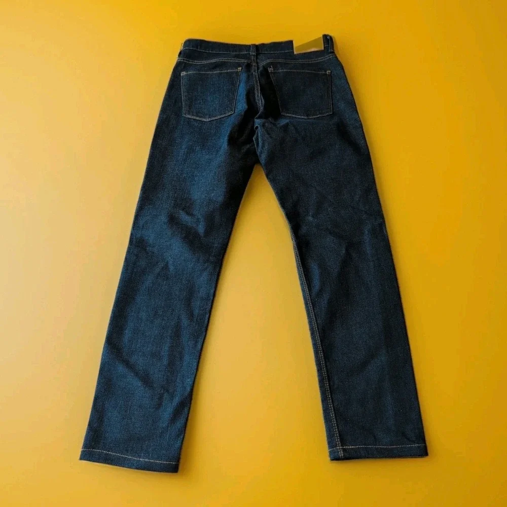 Mott & Bow Skinny Wooster Jeans Mens 29X32 Blue 5 Pocket Stretch Dark Wash Denim